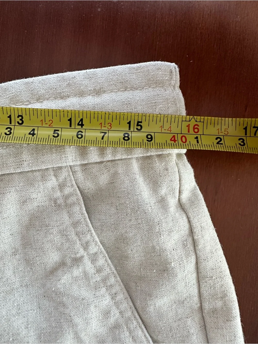 Men's Coofandy Casual Drawstring Chinos in Light Beige Size M